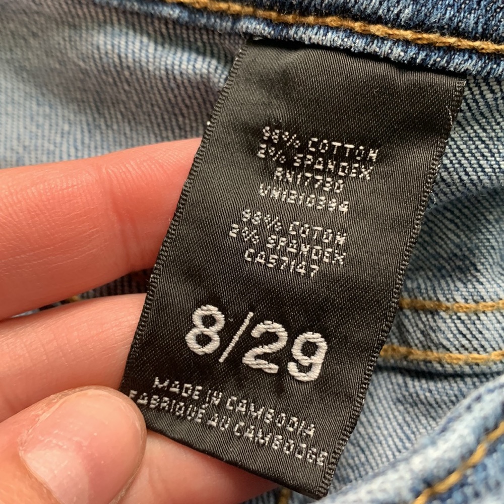 Mid Rise Jean Shorts - Picture 4 of 6